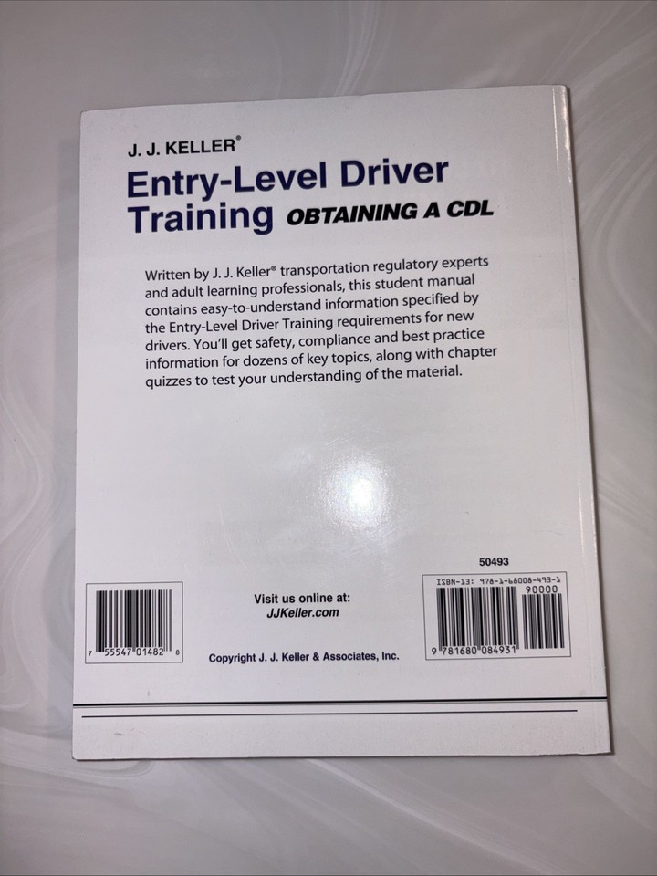 J J Keller Entry-Level Driver Training Obtaining a CDL by JJ Keller ...