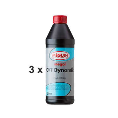 Meguin megol Getriebeoel CVT Dynamik / 3x 1 Liter Flasche CVT-Getriebe
