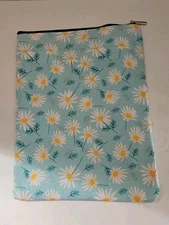 Blue Daisy Pattern Book Lovers Gift Book Sleeve Waterproof
