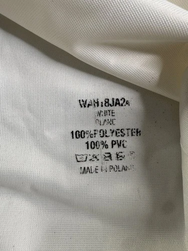Vetements WAH18 JA24 Men's Raincoat One Size White Underarm Ventilation Eyelets image 6