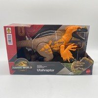 Jurassic World Wild Roar Utahraptor Mattel Dinosaurier Actionfigur Dino Sound