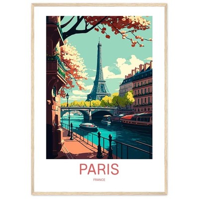Paris Travel Print Wall Art Paris Wall Hanging Home Décor