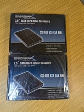 KSE Lot of 2 SABRENT EC-UST25 2.5 USB SATA Enclosure NEW Sealed
