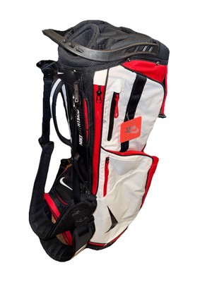 Nike Air Hybrid 2 Golf Stand Bag White/Black/Red New With Tags