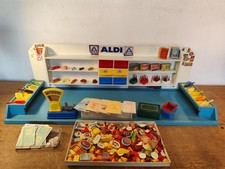 DDR groß Kaufmannsladen Minimarkt Tante Emma Laden Lebensmittel Kasse Waage Geld