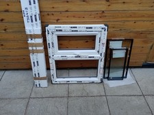 upvc window complete with sill, glass and trickle vents. 770mm x 640mm inc. sill