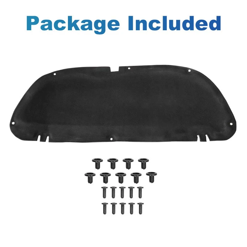 Cubierta del motor capó almohadilla de aislamiento protector térmico para Toyota Corolla 2020 2021-2024 Foto 3 de 4