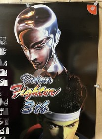 co poster Virtua Fighter 3tb release announcement SEGA Dreamcast DC Game