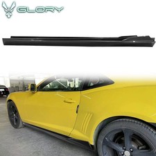 Fits 10-15 Chevrolet Camaro Side Skirts Ikon V2 Style 4pcs Pp Carbon Fiber Print Fits 10-15 Chevrolet Camaro Side Skirts Ikon V2 Style 4pcs Pp Carbon Fiber Print