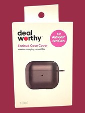 Deal Worthy Earbud Case Cover for Airpods 3rd Gen Generation New in Box - Black