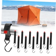 Pack Ice Fishing Shelter Tent Hooks, Heavy Duty Ice Fishing Shelters Coat 12