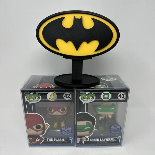 3D Printed BATMAN LOGO Fan Sign for your Funko & collectibles