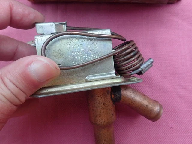 1953-56 Ford heater control valve, NOS! B5A-18502-A, temperature regulator - Image 3 of 4