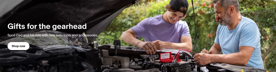 Gifts for the gearhead. Spoil Dad and his ride with new auto tools and accessories.
