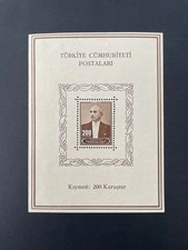 Turquie 1943 - Bloc n°2 - Gomme Partielle