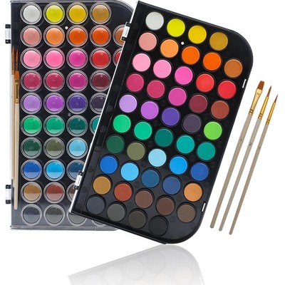 Aquarellfarben, Wasserfarben, Künstlerfarben, Malset, Farben Set, 48 Farben, ...
