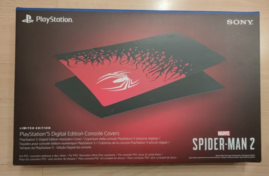 Cover Console Digitale Originale PlayStation 5 Spider-Man 2 Edizione Limitata
