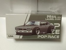 Pop Race 1/64 Laurel C130 Metallic Gray