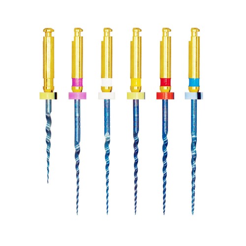 6 Pezzi Uso Motore Dentale Canale Radice Endo Niti Lime Rotanti Calore Attivato 19/25MM - Foto 5 di 26