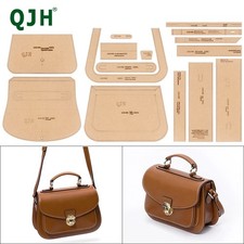 DIY Leather Handbag Template Crossbody Bag Paper Pattern Craft Tool
