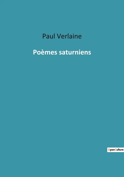 Paul Verlaine | PoèMes Saturniens | Taschenbuch | FranzöSisch (2022) | Culturea-image