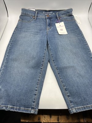 Gloria Vanderbilt Castle Point Women's Size 4 Blue Jean Cropped New