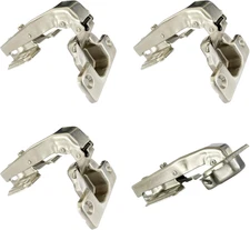95° Inset Blind Corner Hinges with Soft Close Hydraulic Damper 35mm Cup Pack of 