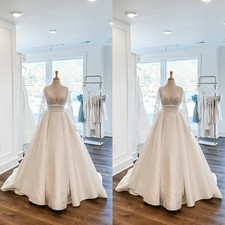 Wedding Dresses Lace Appliques Long Sleeves Sweep Train Bridal Gowns A Line