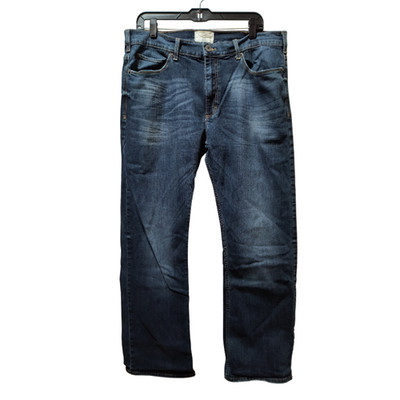 Lee Dungarees Bootcut Jeans Men s 36x32 Blue Stretch Dark Wash Denim