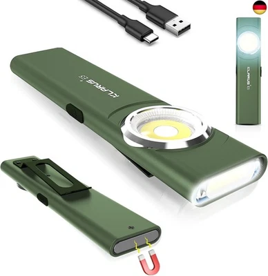 klarus E5 USB C Wiederaufladbare Klein Taschenlampe,COB-Arbeitsleuchte, 600