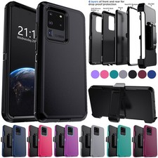 For Samsung Galaxy S20 /S20 FE/Ultra Protective Case Cover / Belt Clip Holster