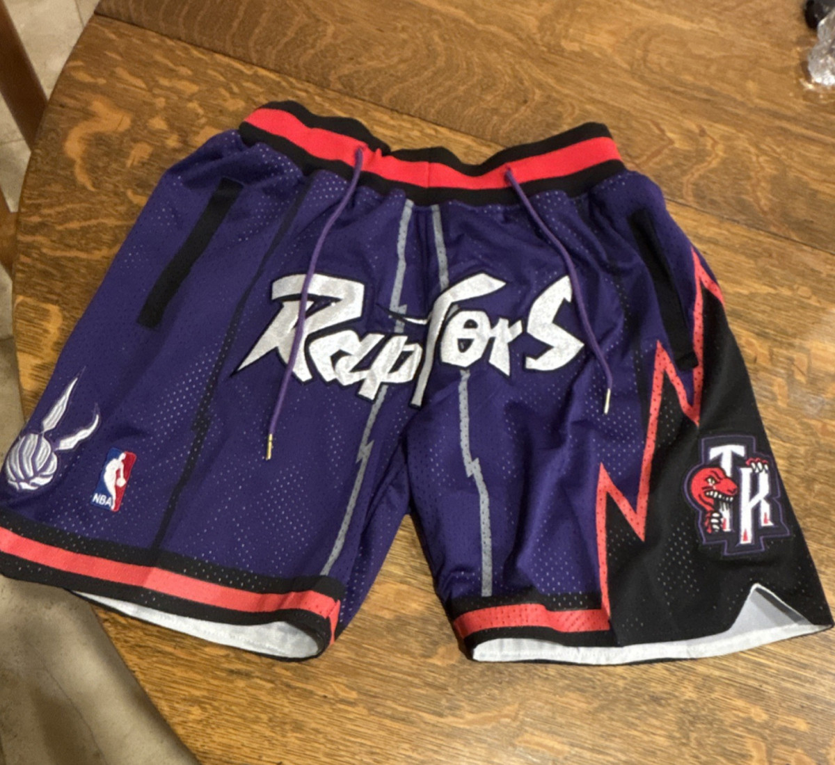 Just Don Toronto Raptors NBA Shorts 1998-99 Purple Size S | eBay