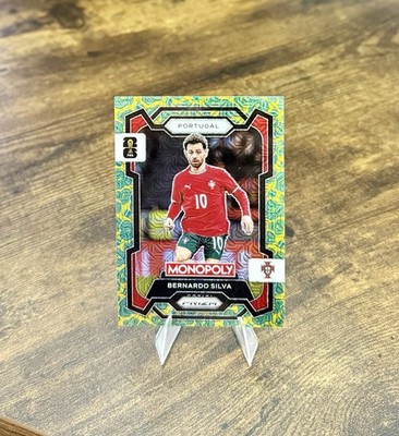 2026 Panini Prizm Monopoly FIFA World Cup Bernardo Silva Hat Trick Prizm SSP #33