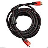 New Premium HDMI Cable 30FT for BLURAY 3D DVD PS3 HDTV LCD HD TV 1080P Red Me...