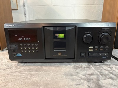  Sony CDP-CX355 300 Disc CD Changer MegaStorage Player Tested *NEW BELTS*