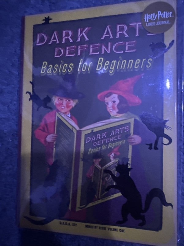 MinaLima Harry Potter Dark Arts Defence Lined Journal Notebook SEALED
