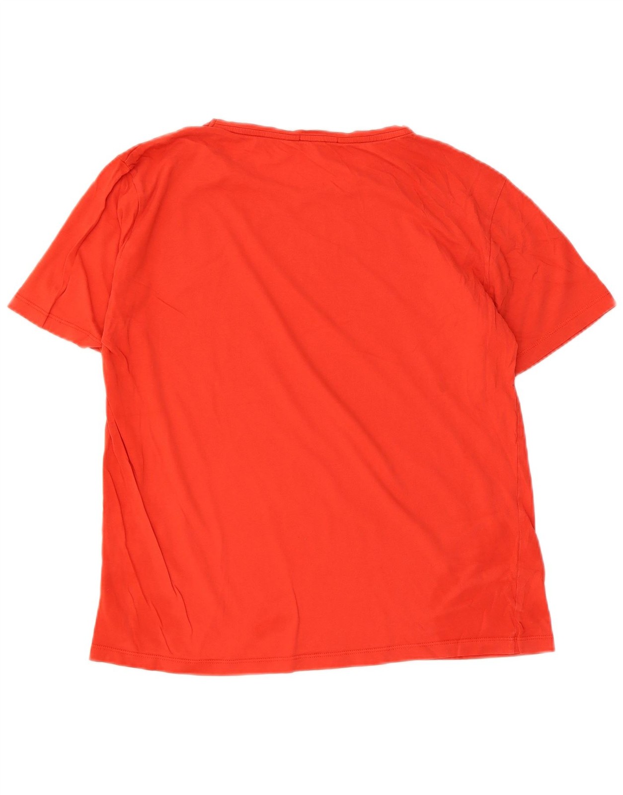 Tommy Hilfiger Womens T-Shirt Top UK 14 Medium Red Cotton AO05 thumbnail 2