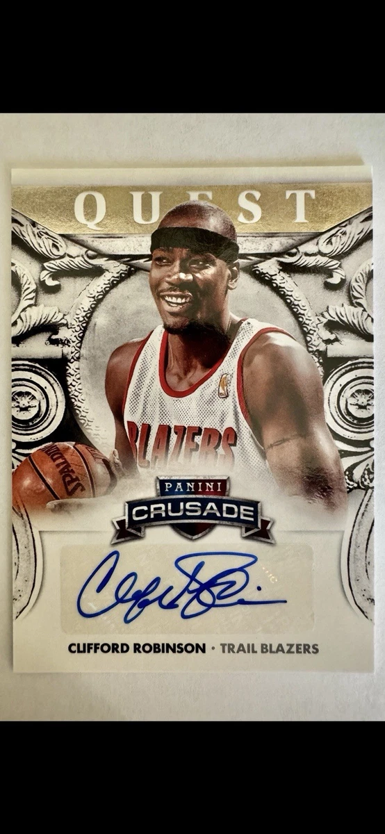 Clifford Robinson Basketball Autographed Sports Trading Cards