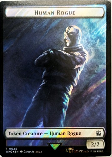 Dinosaur\\Human Rogue Token (Surge Foil) Doctor Who Collector Edition NM - Picture 3 of 6