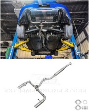For 22-up Gr86 Brz Boso Style Muffler Delete Axle Back Mid Pipe Exhaust