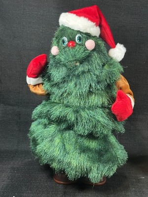 Rock A Long Oh Christmas Tree Animated Dancing Singing 18'' 2003 Vintage WORKS!