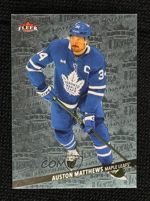 2025 Upper Deck Fleer Ultra Medallions Platinum 34/100 Auston Matthews #M-9 15f6