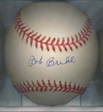 Bob Buhl 1957 Milwaukee Braves ONL Autographed Signed Baseball COA DECEASED