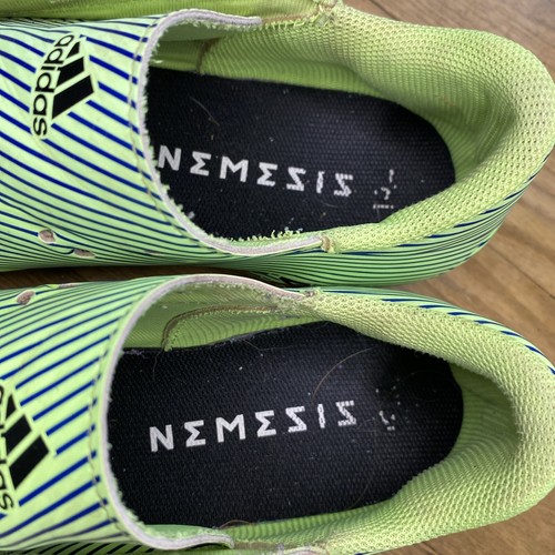 ADIDAS Soccer Cleats Mens Size 12 Nemeziz 19.4 Green & Black! Used - Picture 3 of 13