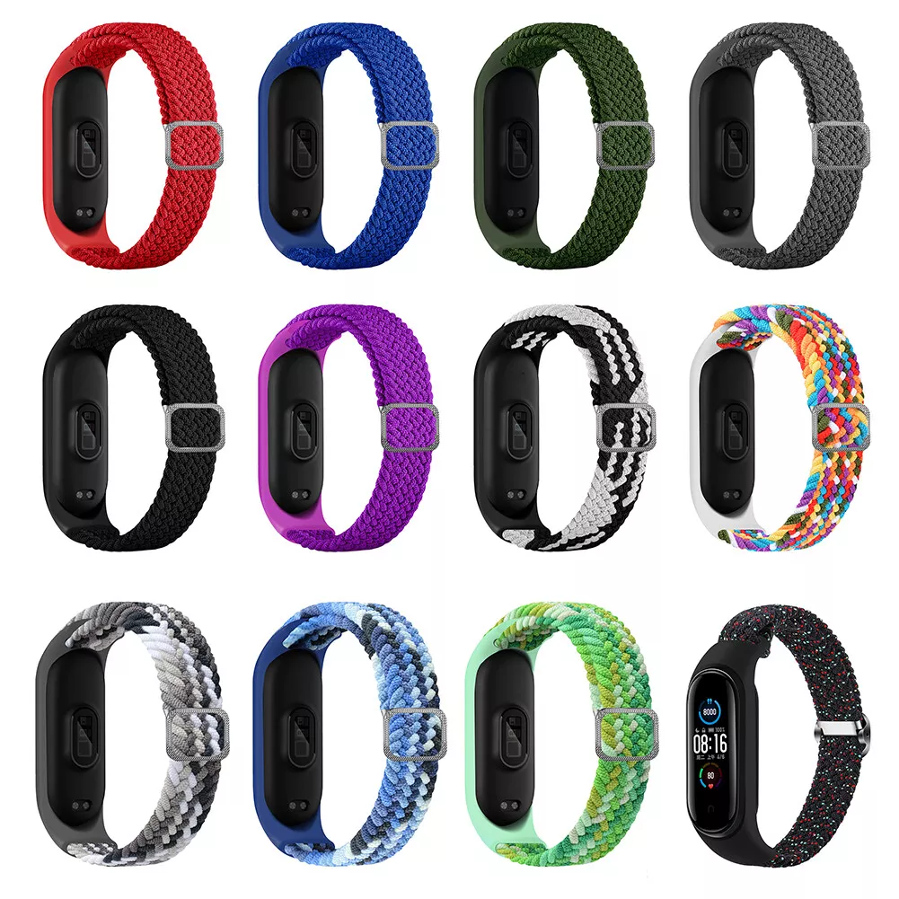 [4 Packs] Bands for Mi Band 7 Strap Replacement Wristband Xiaomi Mi Band 7  Accessories Watch Band for Men Women Xiaomi 7 Wrist Band