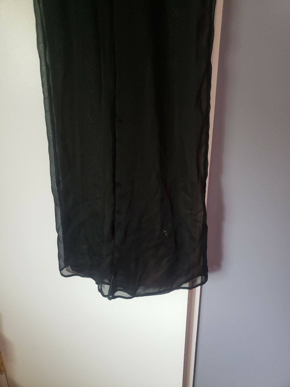 Womens Missguided Black Sheer Bathing Suit Cover Up Pants Size 6 eBay