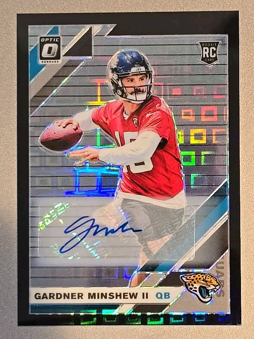 2019 Optic Black Pandora Gardner Minshew 25/25 Rookie 1/1