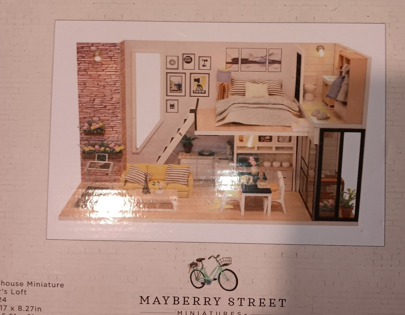 Mayberry Street Miniatures DIY Room In Bloom Doll House Kit 124 Scale