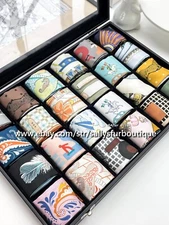 Sallys Quality 18 Momme Twill Silk Scarf Ribbon Necktie Bag Hair Headband 85*5cm