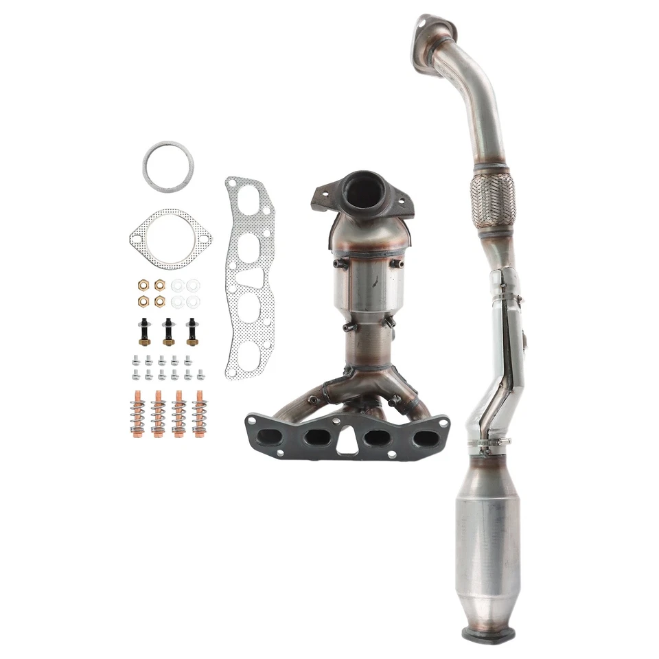 Conversores catalíticos com gaxeta para 2002-2006 Nissan Altima 2.5L L4 dianteiro e traseiro - Imagem 2 de 4